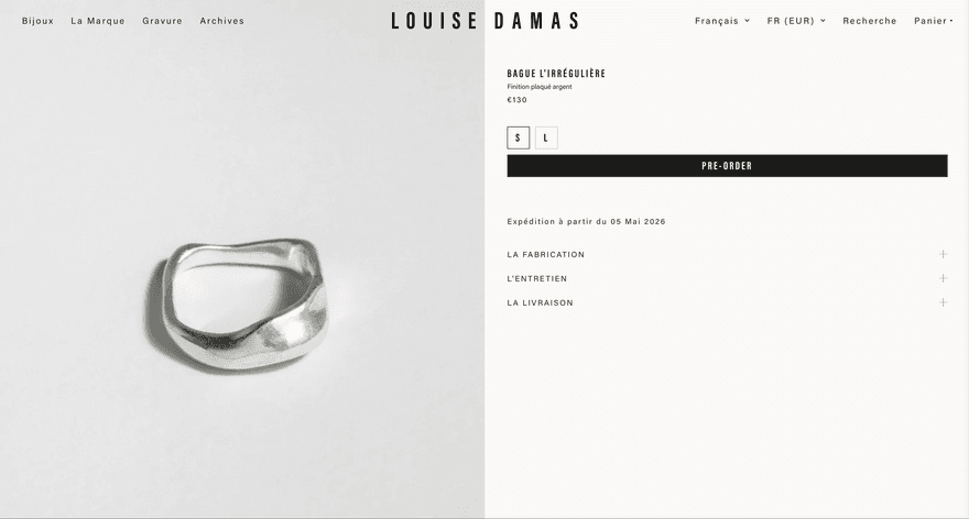 Minimal PDP layout for low-reader shoppers